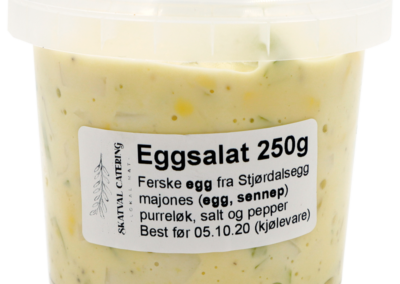 Eggsalat fra Skatval Catering