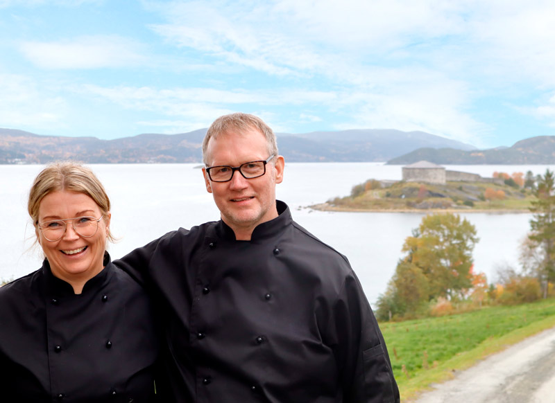 monica og Terje driver Skatval Catering